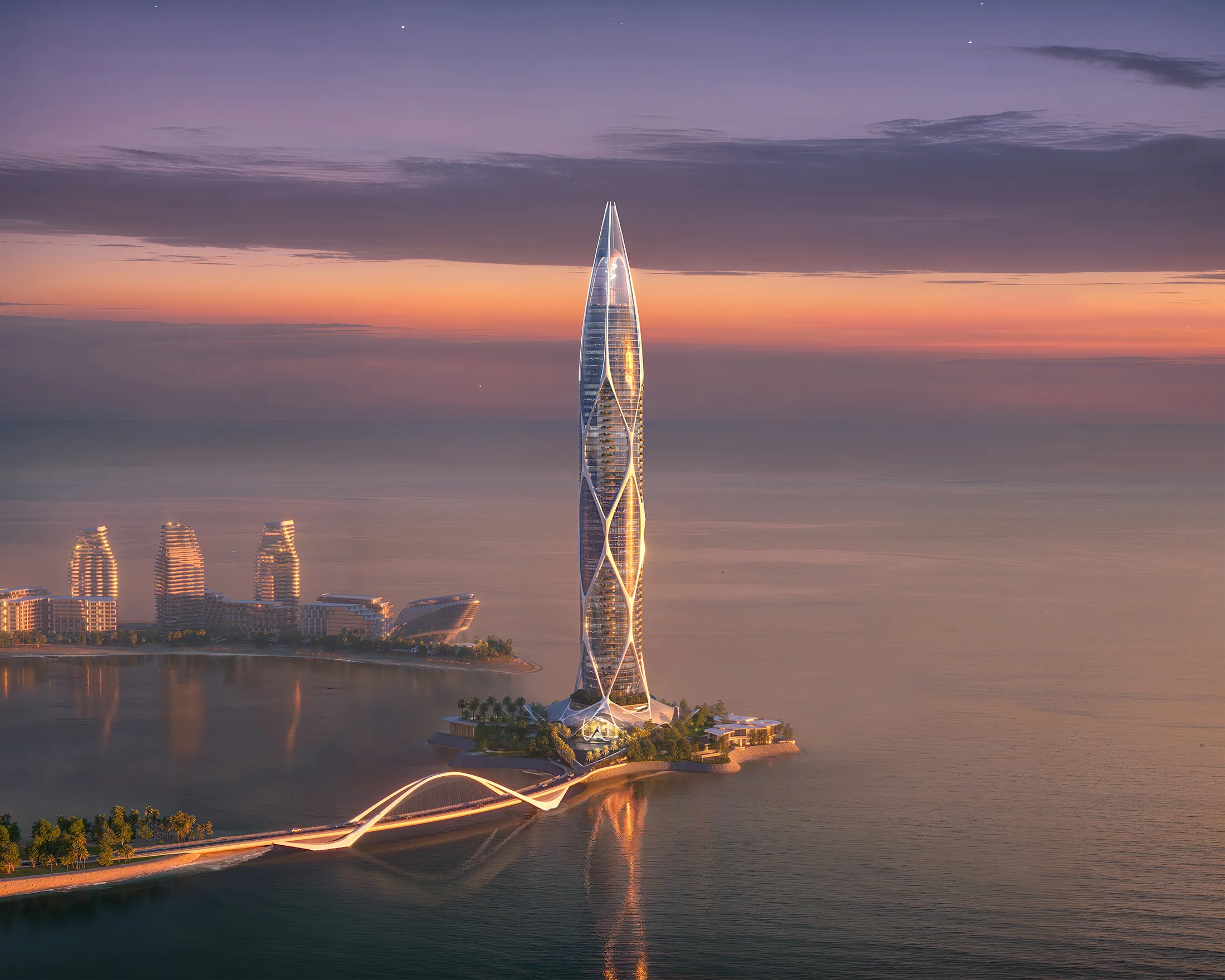 Cipriani Tower в Sea Breeze: башня 323 м