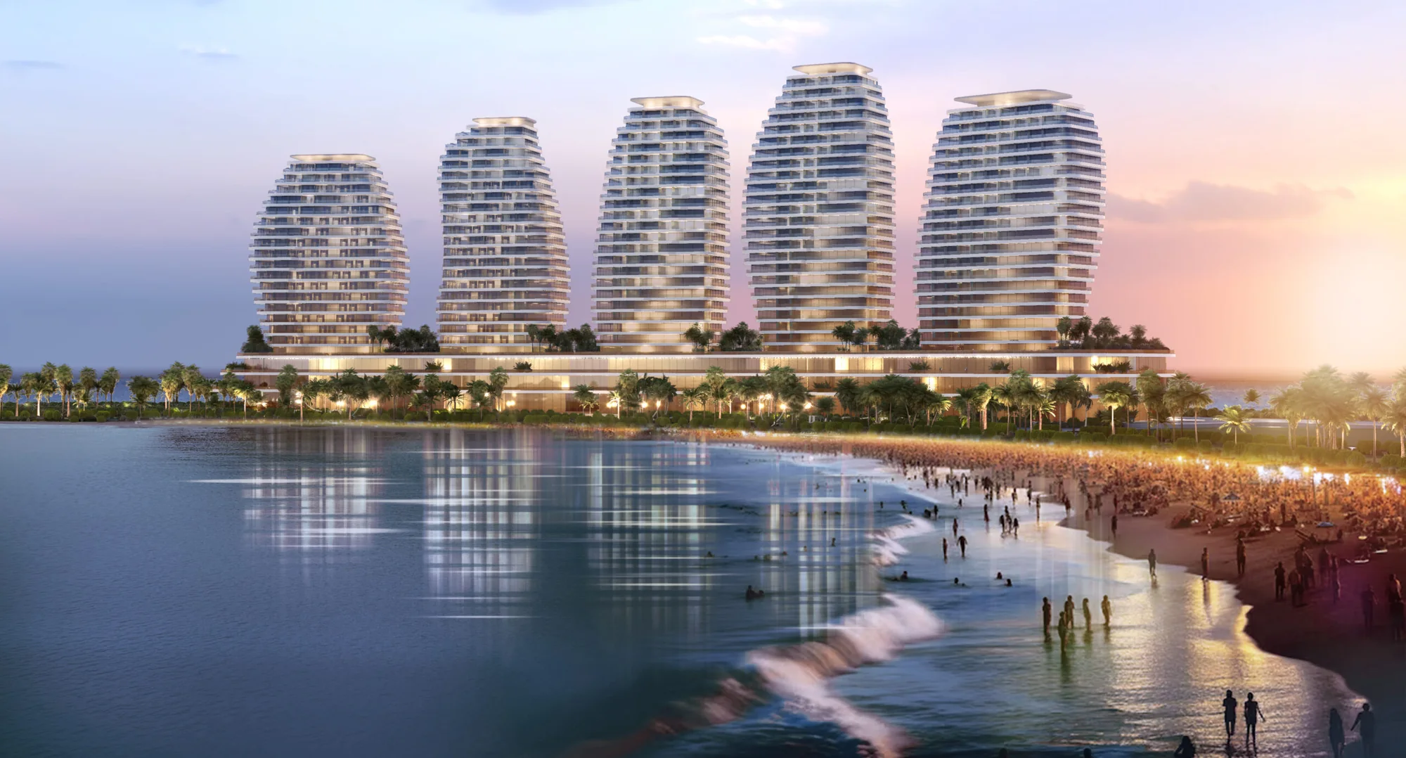 Hilton Baku Sea Breeze: проект отеля на острове Halfmoon