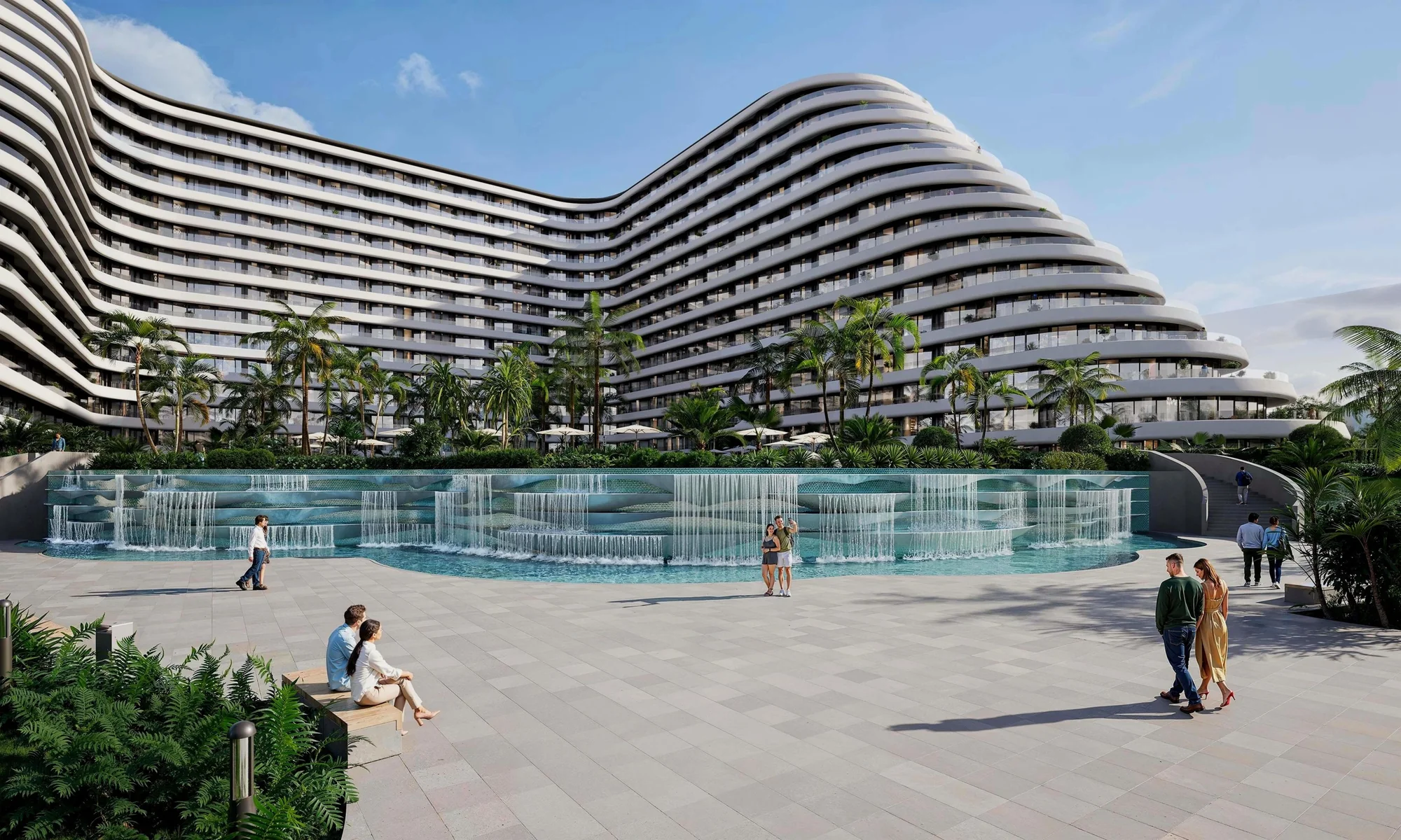 Malibu Residence в Sea Breeze: 14 этажей, 1 010 квартир, сдача 2028–2029