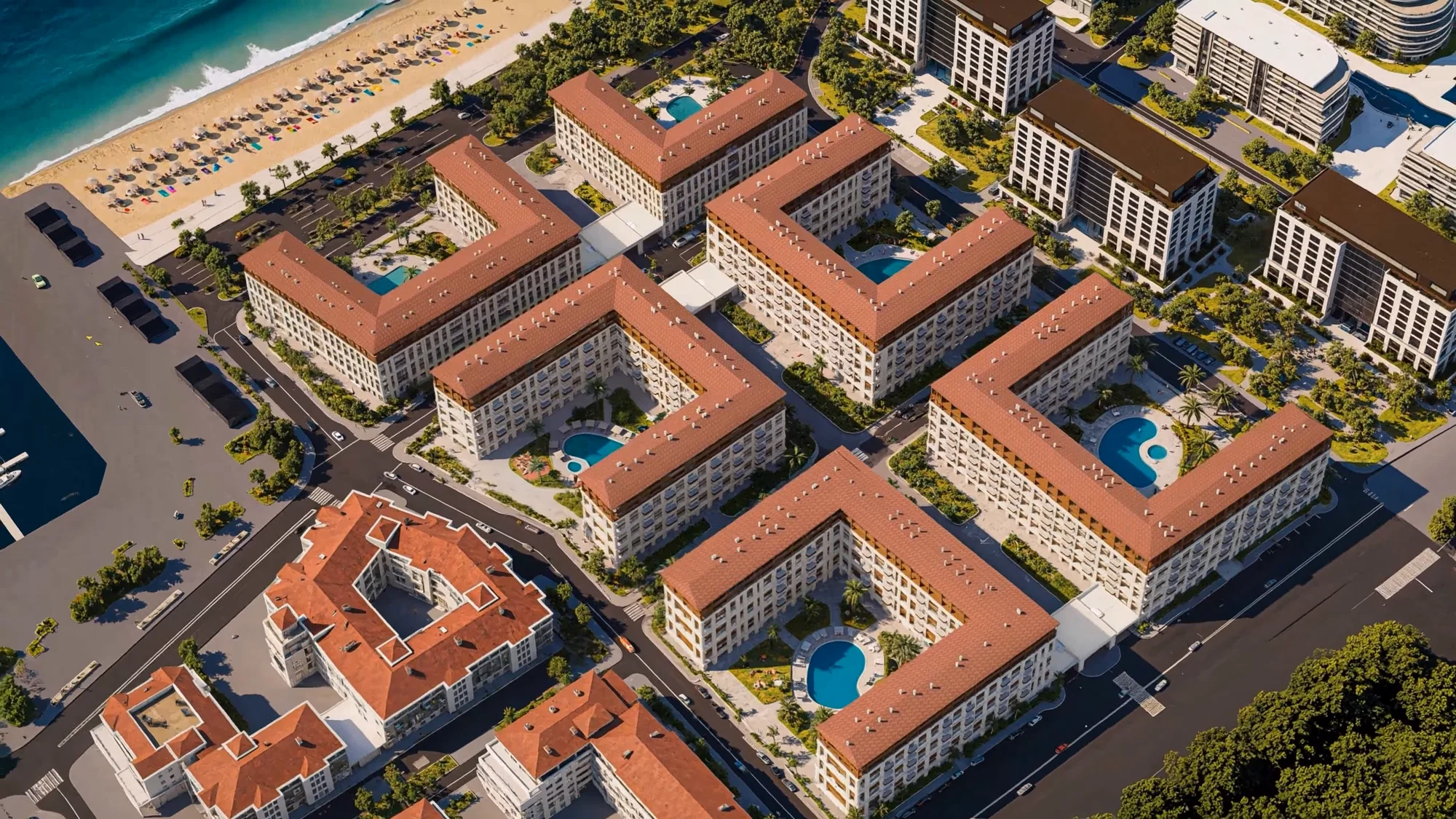 Marina Bay в Sea Breeze: 6 корпусов у яхт-клуба, сдача 2029