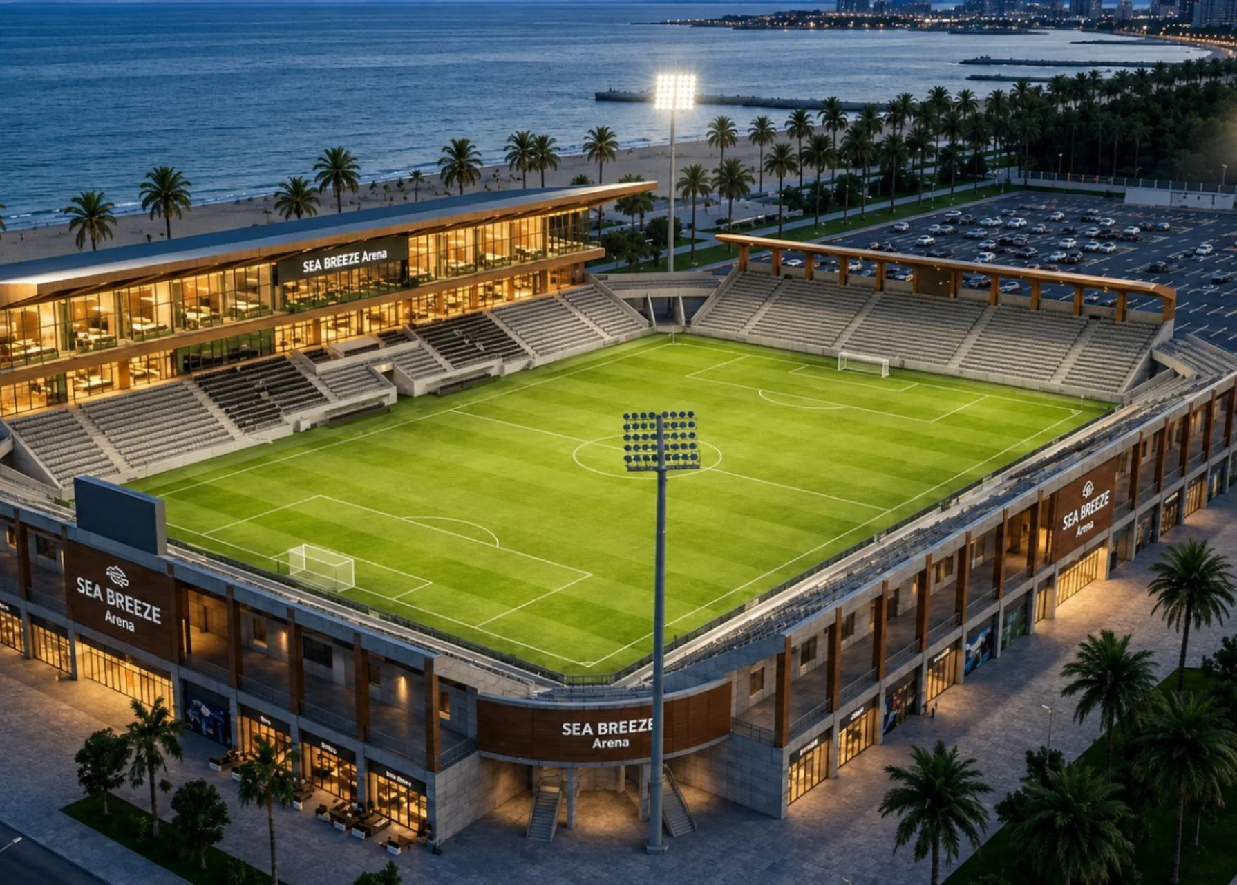 Sea Breeze Arena: проект стадиона на 5 000 мест, соглашение 20.05.2026